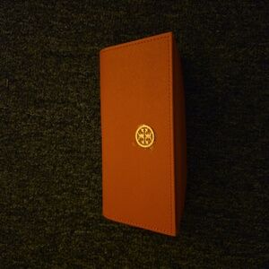 Tory Burch Burnt Orange Eyewear Case